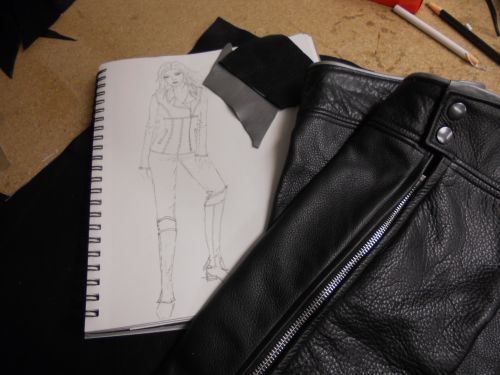 Sally's Sketch and Matching Half Chaps