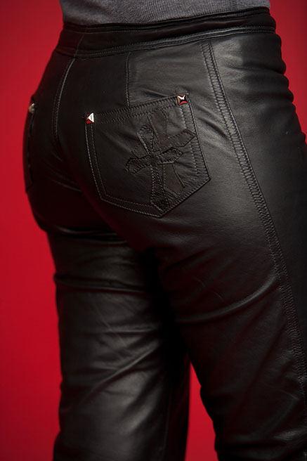 Custom Leather Pants by Lissa Hill