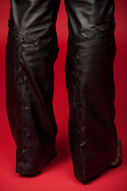 Custom Leather Pants by Lissa Hill