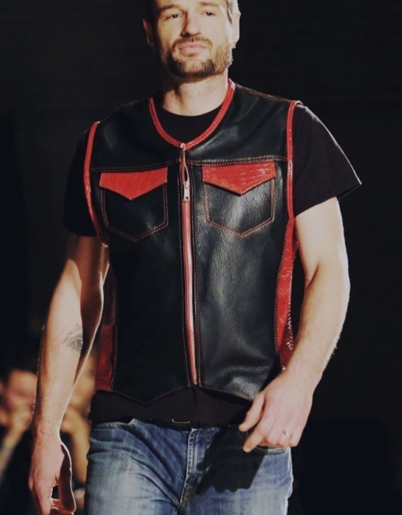 Men's Custom Leather Vests