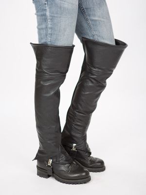 Thigh High Leather Half Chaps