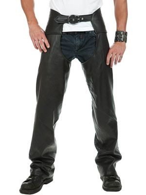 Leather Motorcycle Full Chaps