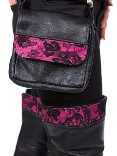 Leather & Lace Riding Purse